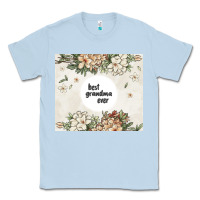 Dusty Blue best garandma ever Classic Tee - MaliasSmallBusiness