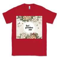 Red best garandma ever Classic Tee - MaliasSmallBusiness