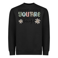 Black you are enough Heavyweight Sweatshirt - MaliasSmallBusiness