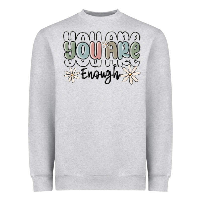 You Are Enough Heavyweight Sweatshirt by MaliasSmallBusiness | Teevron