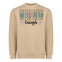 Mushroom you are enough Heavyweight Sweatshirt - MaliasSmallBusiness