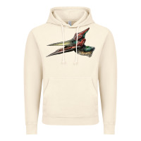 Vintage Artic Pteranodon Face Vintage Hoodie - LillyAllenDesigns
