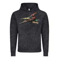 Vintage Black Pteranodon Face Vintage Hoodie - LillyAllenDesigns
