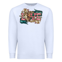 White Love Horse Premium Sweatshirt - HowdyJamesFarm