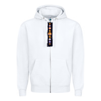 White Planets Colour Zipper Hoodie - Bettercallsaul