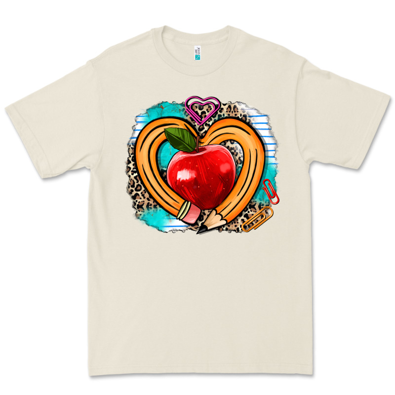 Teacher Heart Pen Premium Tee by AdoDesignShop | Teevron