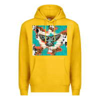 Lemon freebird with leopard and cowhide pattern Premium Hoodie - TumblerDesignByShophia