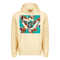 Pina Colada freebird with leopard and cowhide pattern Premium Hoodie - TumblerDesignByShophia