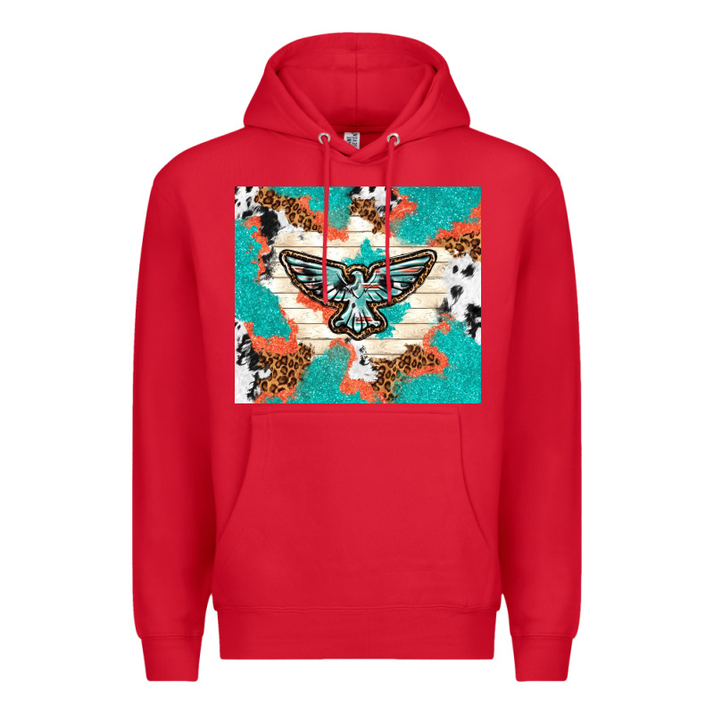 Freebird With Leopard And Cowhide Pattern Premium Hoodie by TumblerDesignByShophia | Teevron