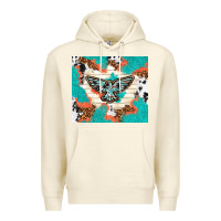 Sandshell freebird with leopard and cowhide pattern Premium Hoodie - TumblerDesignByShophia