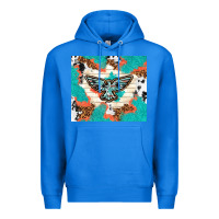 True Royal freebird with leopard and cowhide pattern Premium Hoodie - TumblerDesignByShophia
