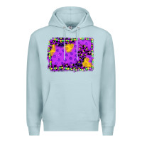Blue Mist mardi gras background Premium Hoodie - JahusDesignShop