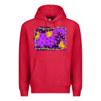 Cardinal mardi gras background Premium Hoodie - JahusDesignShop