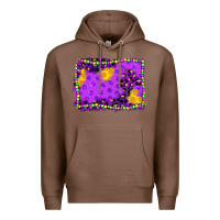 Chestnut mardi gras background Premium Hoodie - JahusDesignShop