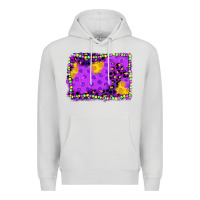 Dove Grey mardi gras background Premium Hoodie - JahusDesignShop