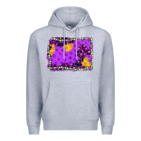 Heather Grey mardi gras background Premium Hoodie - JahusDesignShop
