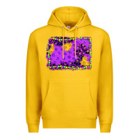 Lemon mardi gras background Premium Hoodie - JahusDesignShop