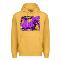 Mustard mardi gras background Premium Hoodie - JahusDesignShop