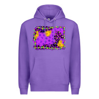 Purple mardi gras background Premium Hoodie - JahusDesignShop