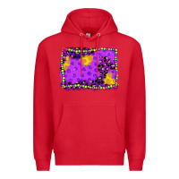 Red mardi gras background Premium Hoodie - JahusDesignShop