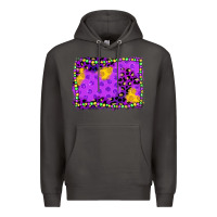 Smoke mardi gras background Premium Hoodie - JahusDesignShop
