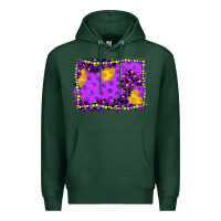 Sports Green mardi gras background Premium Hoodie - JahusDesignShop