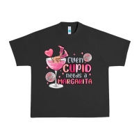 Pigment Black even cupid needs a margarita Urban Heavy Tee - MaliasSmallBusiness