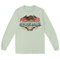 Matcha make america cowboy again Long Sleeve Tee - NancyCooperArtShop
