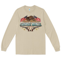 Mushroom make america cowboy again Long Sleeve Tee - NancyCooperArtShop