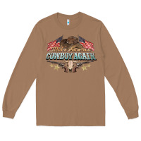 Toasted Coconut make america cowboy again Long Sleeve Tee - NancyCooperArtShop