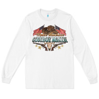 White make america cowboy again Long Sleeve Tee - NancyCooperArtShop