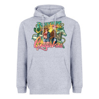 Heather Grey Busy doing Cowgirl shit Heavyweight Hoodie - HowdyJamesFarm