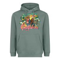 Sage Busy doing Cowgirl shit Heavyweight Hoodie - HowdyJamesFarm
