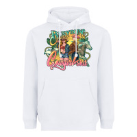 White Busy doing Cowgirl shit Heavyweight Hoodie - HowdyJamesFarm
