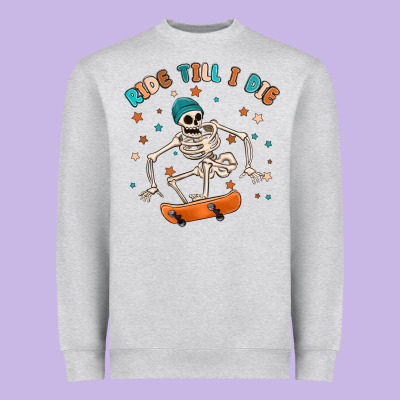 Ride Till I Die Heavyweight Sweatshirt Designed By Maliassmallbusiness