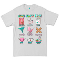 Dove Grey nurse god says i am  nurse elements Premium Tee - AdoDesignShop