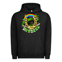 Pigment Black St. Patrick's Day Hockey Urban Hoodie - FaDigitalArtStudio
