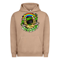 Pigment Burro St. Patrick's Day Hockey Urban Hoodie - FaDigitalArtStudio