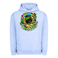 Pigment Grape Ice St. Patrick's Day Hockey Urban Hoodie - FaDigitalArtStudio