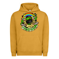 Pigment Peanut Butter St. Patrick's Day Hockey Urban Hoodie - FaDigitalArtStudio