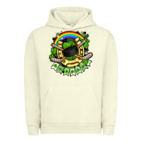 Pigment Pistachio St. Patrick's Day Hockey Urban Hoodie - FaDigitalArtStudio