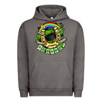 Pigment Tornado St. Patrick's Day Hockey Urban Hoodie - FaDigitalArtStudio