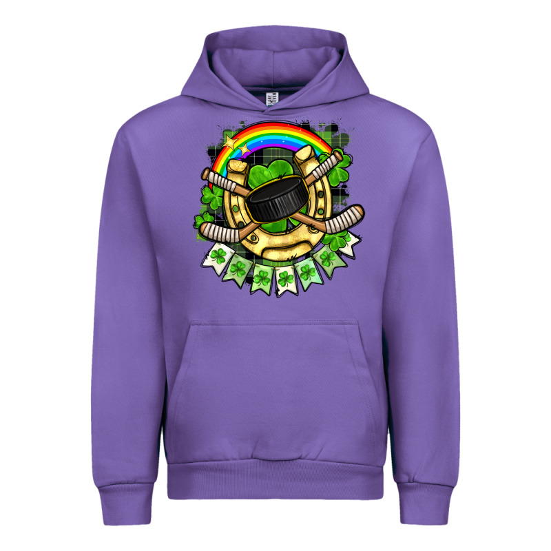 St. Patrick's Day Hockey Urban Hoodie by FaDigitalArtStudio | Teevron