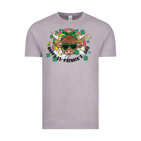 Vintage Zinc st. patrick's day highland cow Vintage Tee - MaliasSmallBusiness