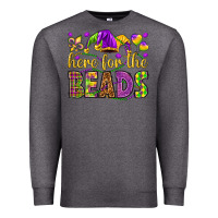 Charcoal Heather Here for the beads Premium Sweatshirt - HowdyJamesFarm