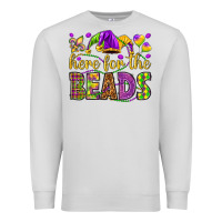 Dove Grey Here for the beads Premium Sweatshirt - HowdyJamesFarm