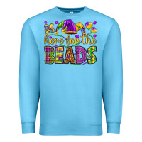 Ocean Blue Here for the beads Premium Sweatshirt - HowdyJamesFarm