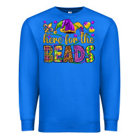 True Royal Here for the beads Premium Sweatshirt - HowdyJamesFarm