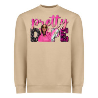 Mushroom pretty dope afro woman Heavyweight Sweatshirt - NancyCooperArtShop