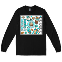 Black cafecito y chisme Long Sleeve Tee - MaliasSmallBusiness